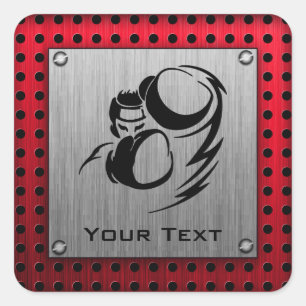 Adesivo Quadrado Estar de alumínio escovado Boxer