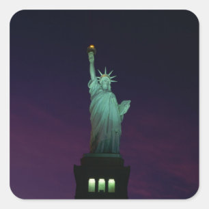 Adesivo Quadrado Estátua da Liberdade, Nova York, EUA 7
