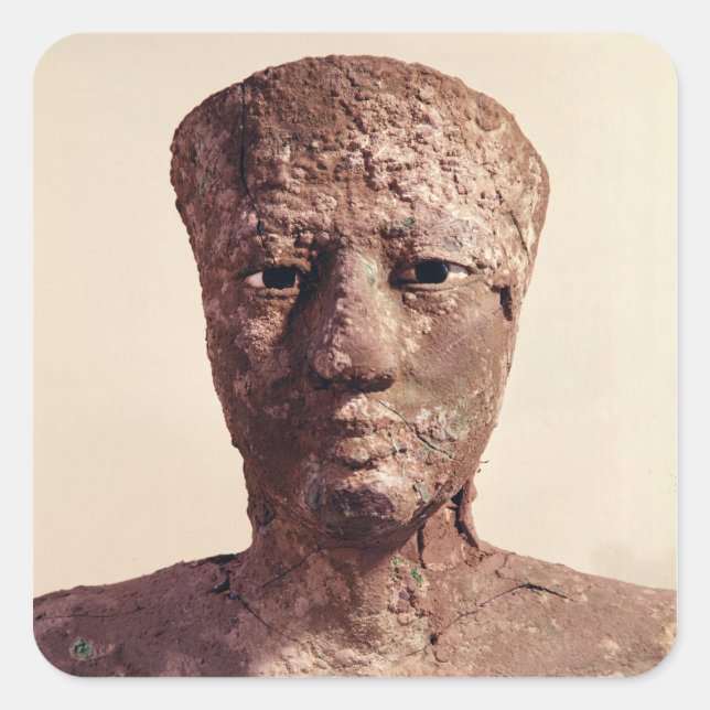 Adesivo Quadrado Estátua da Pepi I (Frente)