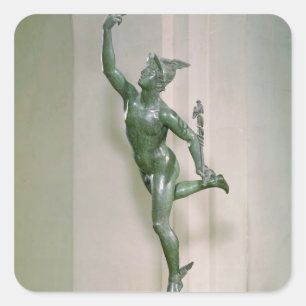 Adesivo Quadrado Estátua do Mercúrio
