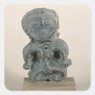 Adesivo Quadrado Estatueta de Jomon