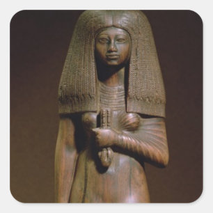 Adesivo Quadrado Estatueta do Tuya, cabeça do harem do minuto, N