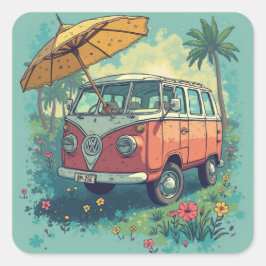 Adesivo Quadrado Estávamos numa pausa