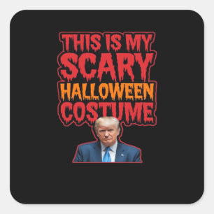 Adesivo Quadrado Este É O Meu Clássico De Feira De Halloween Assust