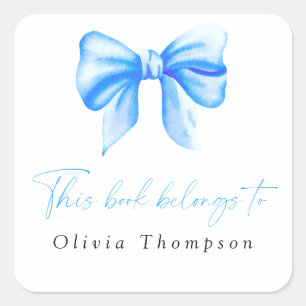 Adesivo Quadrado Este livro pertence a