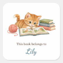 Este Livro Pertence a Ginger Kitten Livro de Aquar