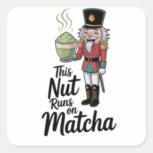 Adesivo Quadrado Este Nut Funciona no Matcha Christmas Nutcracker