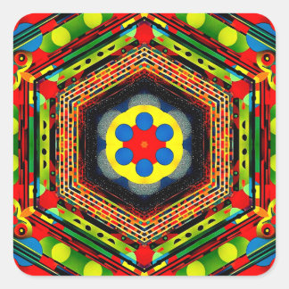 Adesivo Quadrado Estelar 257