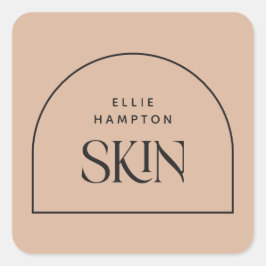 Adesivo Quadrado Estheticista Minimalista Bela Arca Esmagadora