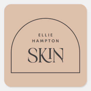 Adesivo Quadrado Estheticista Minimalista Bela Arca Esmagadora