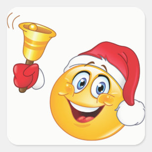 ADESIVO QUADRADO * ESTICADOR DE NATAL* COM **IMOGI SANTA CLAUS**