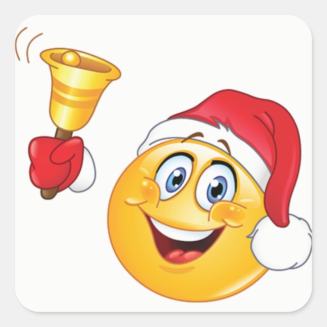 ADESIVO QUADRADO * ESTICADOR DE NATAL* COM **IMOGI SANTA CLAUS** (Frente)