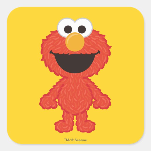 Adesivo Quadrado Estilo de lã do Elmo (Frente)