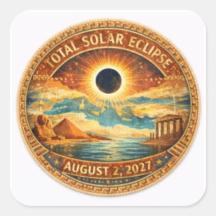 Adesivo Quadrado Estilo Mosaico 2027 Eclipse