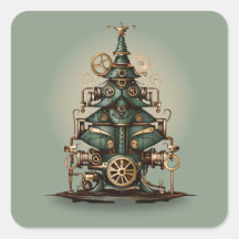 Estilo Retroativo da Árvore de Natal Steampunk