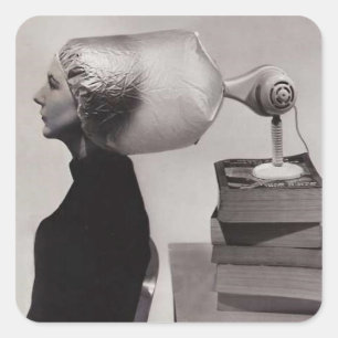 Adesivo Quadrado Estilo Sessenta ~ Stickers