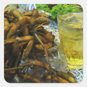 Adesivo Quadrado Estilo Tailandês Edamame