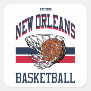 Adesivo Quadrado Estilo Varsity New Orleans Basball