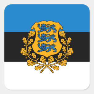Adesivo Quadrado Estónia