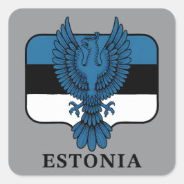Adesivo Quadrado Estonia Northern Europe