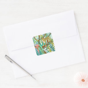 Adesivo Quadrado Estrada da Selva - Chita