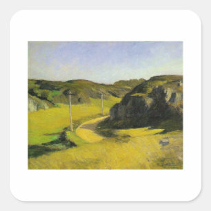 Adesivo Quadrado Estrada em Maine - Edward Hopper