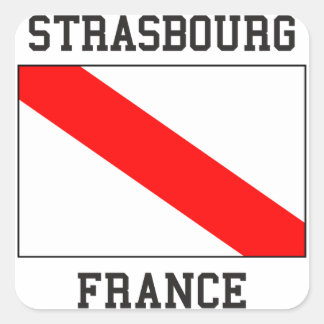Adesivo Quadrado Estrasburgo França
