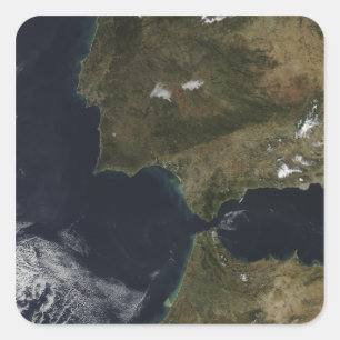 Adesivo Quadrado Estreito de Gibraltar