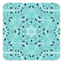 Estrela de David Hanukkah Stickers