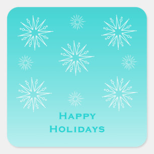 Adesivo Quadrado Estrelas de Natal incríveis, Areia