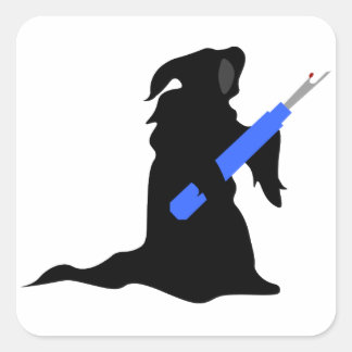 Adesivo Quadrado Estripador de costura - Vinhetas de papel