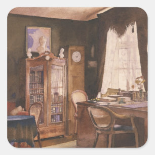Adesivo Quadrado Estudo de Theodor Fontane