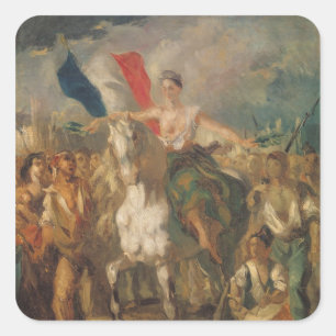 Adesivo Quadrado Estudo para a "liberdade", 1830