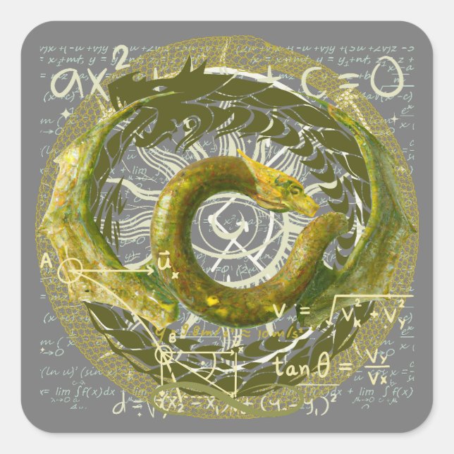 Adesivo Quadrado Eternidade (Frente)