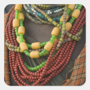 Adesivo Quadrado Etiópia: Bacia do Rio Omo, Delta de Omo,