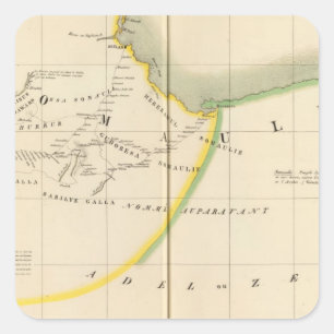 Adesivo Quadrado Etiópia, Djibouti 33