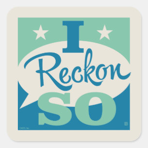 Adesivo Quadrado Eu Acho Que Sim