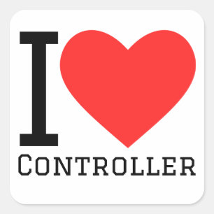 Adesivo Quadrado Eu adoro controlador