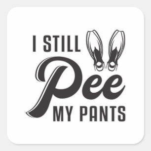 Adesivo Quadrado Eu Ainda Vivo Minhas Calças Scuba Mergulhando Merg