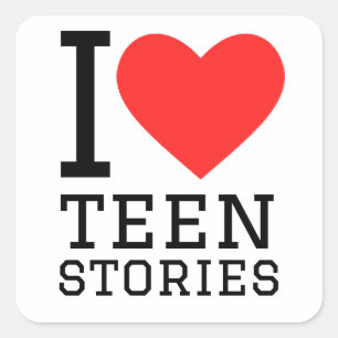 Adesivo Quadrado Eu amo