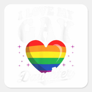 Adesivo Quadrado Eu Amo Minha Filha Da Gay