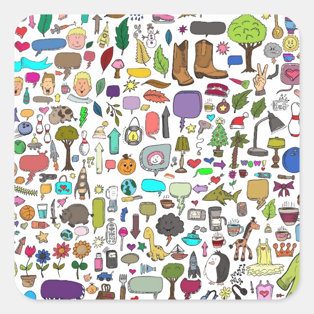 Adesivo Quadrado Eu espio com meu pequeno olho (Frente)