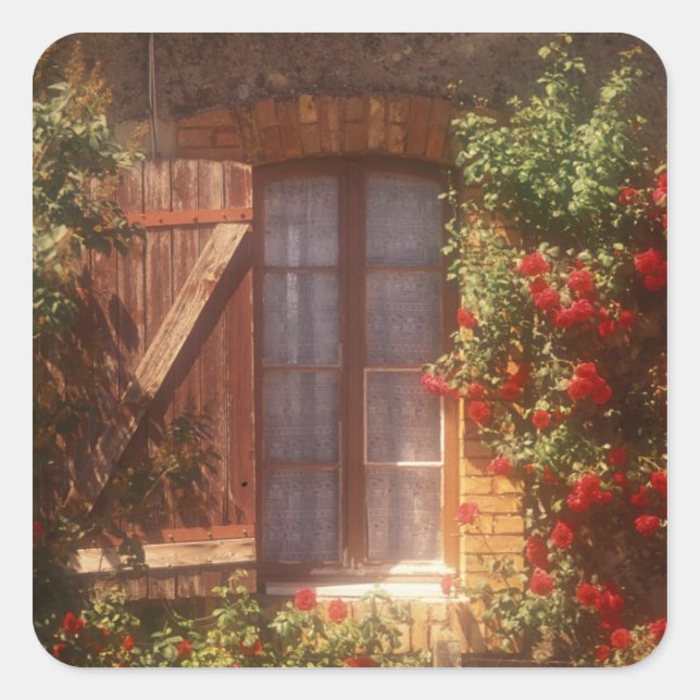 Adesivo Quadrado EU, França, Provença, Vaucluse, Apt. Casa 2 (Frente)