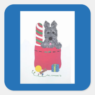 ADESIVO QUADRADO EU FUI BOM!