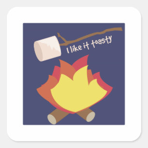Adesivo Quadrado Eu gosto d quentinho