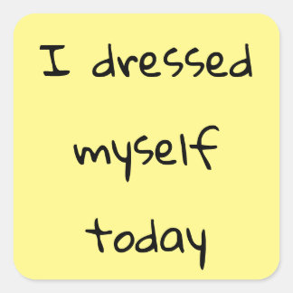 Adesivo Quadrado Eu Me Vestia Hoje Vestidos