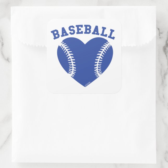 ADESIVO QUADRADO EU OUVI BASEBALL (Bolsa)