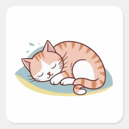 Adesivo Quadrado Eu Preferencialmente De Estar A Guardar-Te