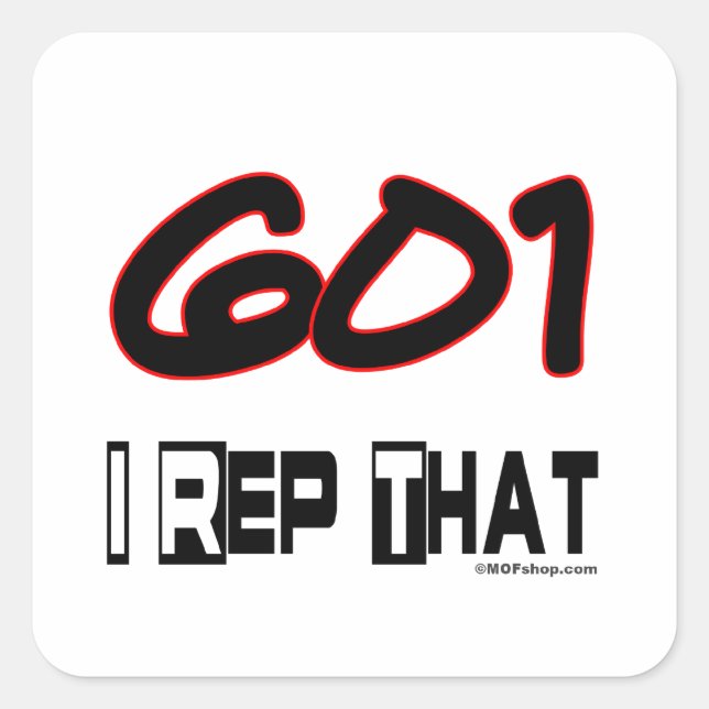 Adesivo Quadrado Eu Reponho Esse Código De Área 601 (Frente)