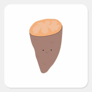 Adesivo Quadrado Eu Sou O Que Eu Sou Clássico De Trendy Citação